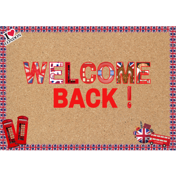 Welcome - gazetka na rozpoczęcie roku w londyńskim stylu